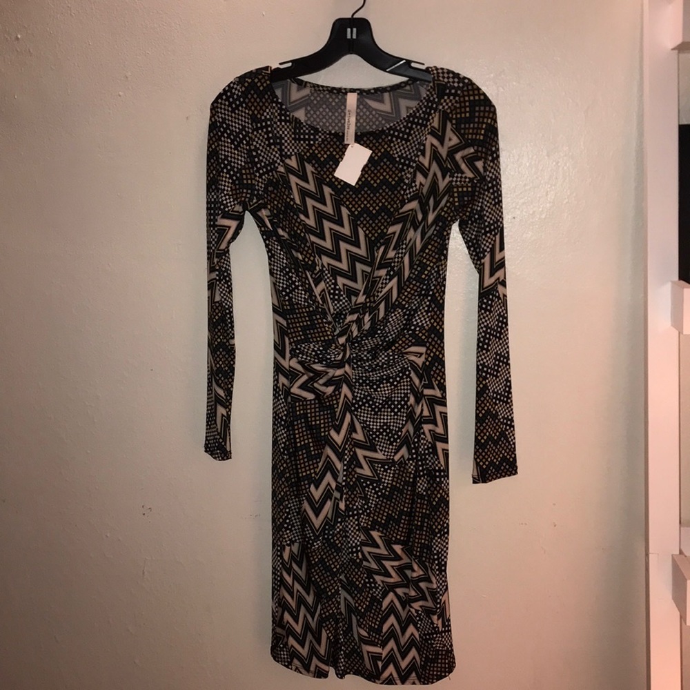 Zig Zag pattern dress